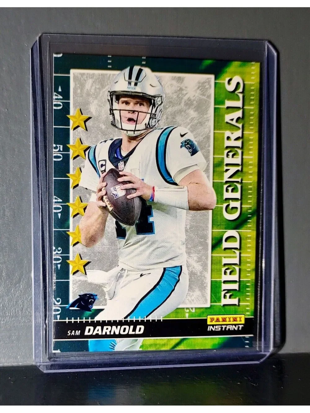 Sam Darnold 2021 Panini NFL Instant Field Generals #5 Rookie Card 1 of 2088